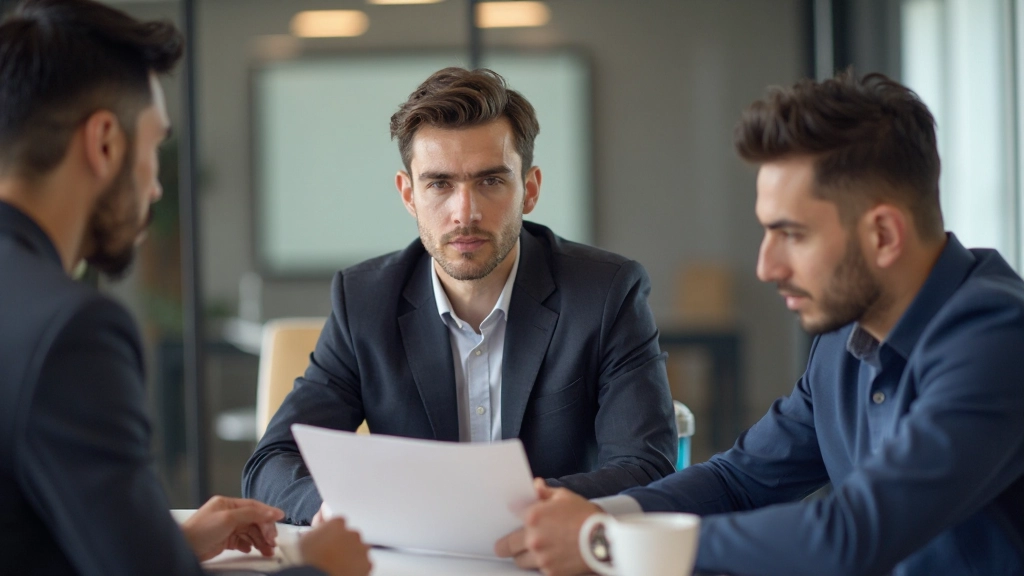 Фотография профессиональной конференции с участниками, обсуждающими деловые вопросы